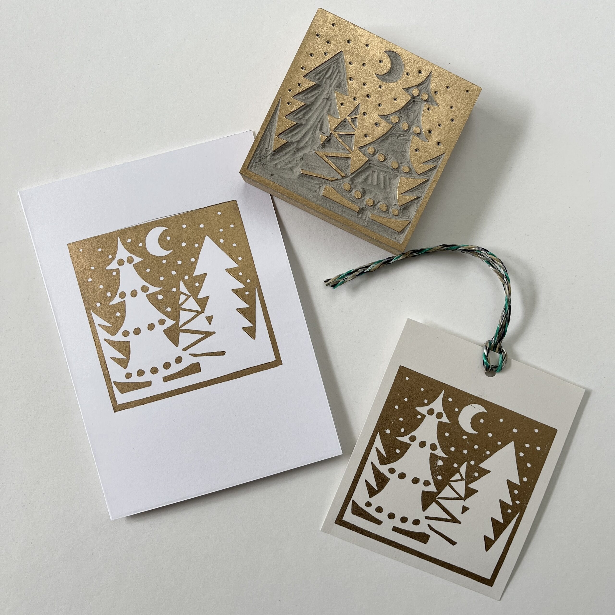 Christmas printing, at The Hearth, Horsley, Northumberland, Nov 16th 6pm